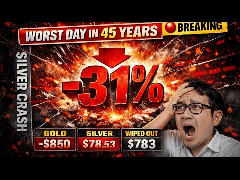 SILVER'S WORST DAY IN 45 YEARS! -31% Crash Explained (Gold Down $850)