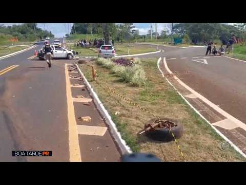 Tragédia na PR-158: batida entre 3 veículos deixa 2 mortos no trevo de Sulina