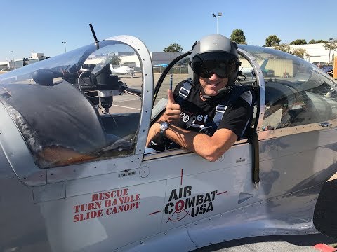 KOST 103.5FM's Mark Wallengren Flies With Combat Air