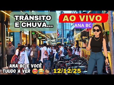 🔴 Balneário Camboriú ao vivo 12/12/25 | Praia Central, clima do dia e movimento da cidade! #anabc