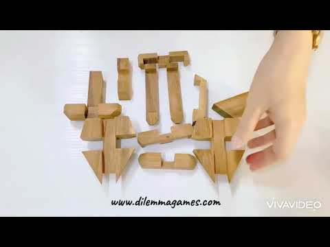 TOP PUZZLE 🧩 A super hard interlocking brain teaser by DILEMMA GAMES