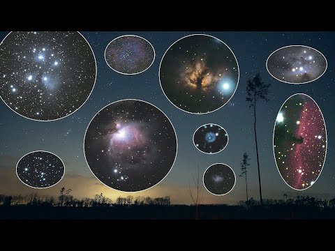 Pictures of Deep Sky Objects I took this winter through my telescope. My astrophotography