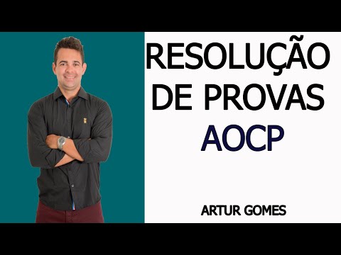 PROVA DO CONCURSO UFPB - AOCP