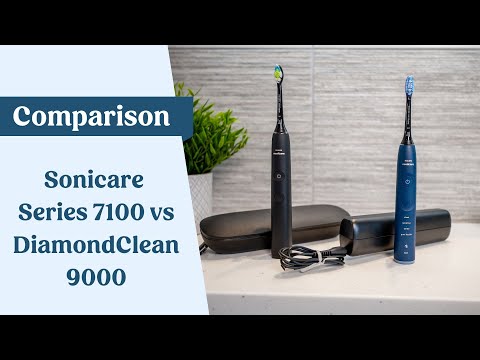 Sonicare Series 7100 vs DiamondClean 9000