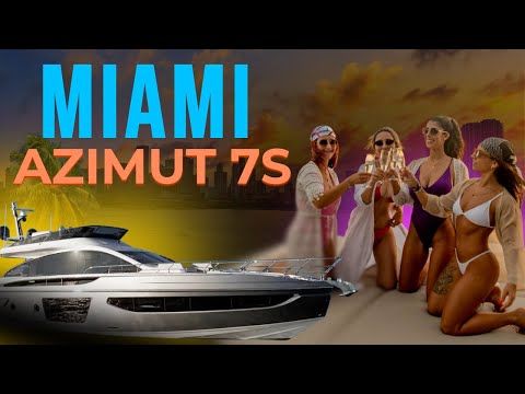 Luxury Yacht Rental Miami - Birthday Party | Azimut 7s