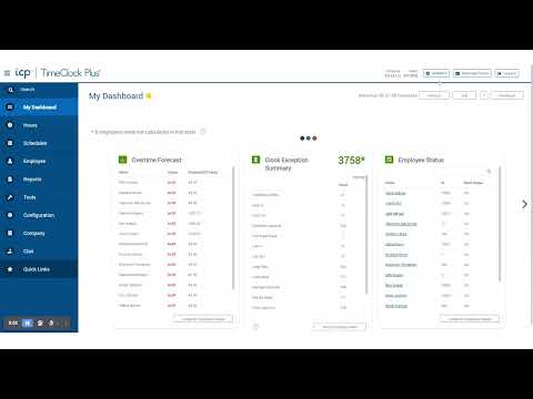Timeclock Plus User Interface Update Introduction 2022
