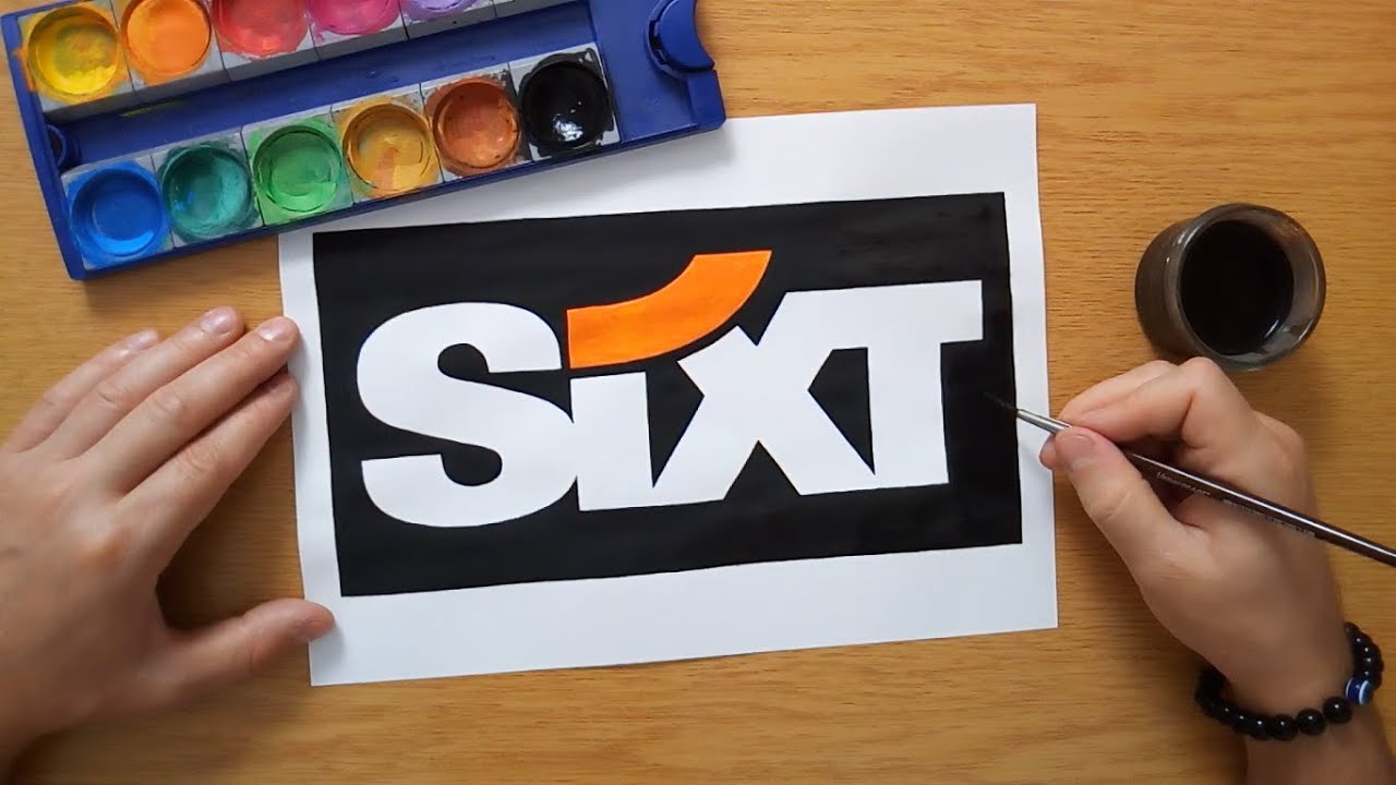 How to draw the SIXT logo