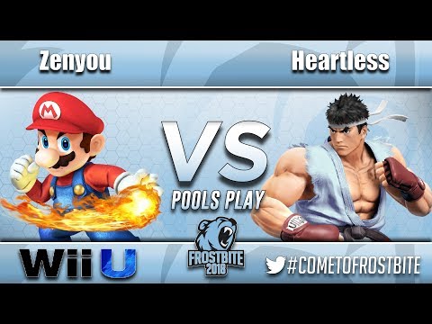 eM | Zenyou (Mario) vs. Heartless (Ryu) - Wii U Pools Play - Frostbite 2018