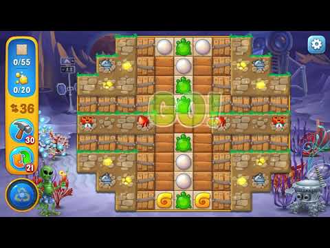Fishdom level 1110 Gameplay (iOS Android)