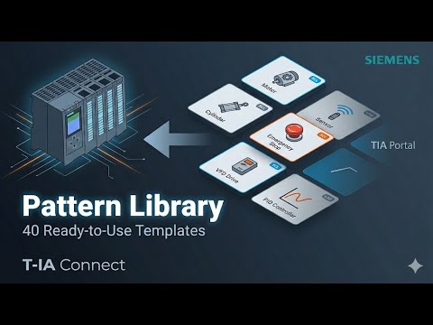 [EN] TIA Portal - Pattern Library Tutorial: Generate PLC Blocks in Seconds