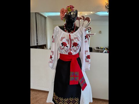 Молдавская национальная юбка J 0155(4499) - video 2