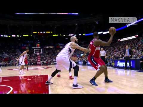 Pero Antic pulls the chair on Kevin Seraphin