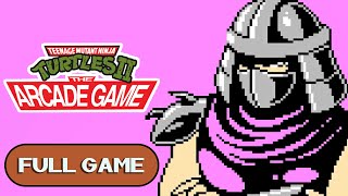Teenage Mutant Ninja Turtles II: The Arcade Game NES FULL GAME Longplay Gameplay Walkthrough VGL