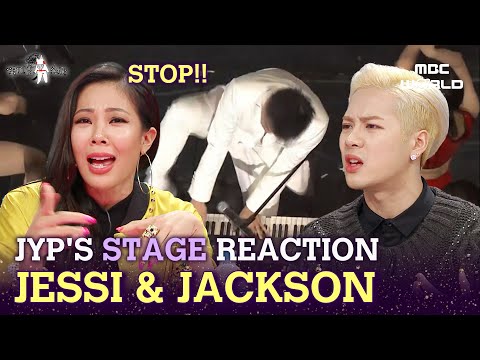 [C.C.] JESSI and JACKSON Were Shocked at JYP's Performance #JESSI #jacksonwang