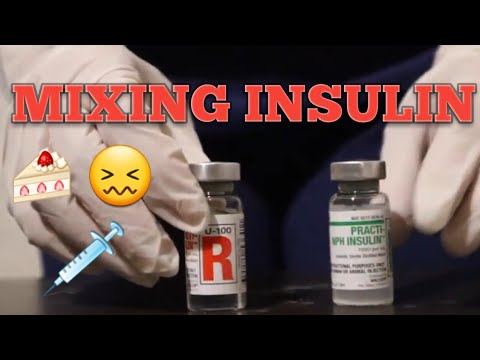 How to Mix Insulin (Regular & NPH): Clear B4 Cloudy:...