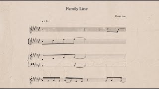 Conan Gray - Family Line (Lyrics)