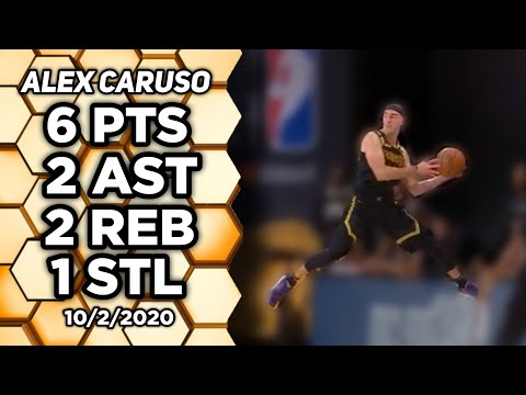 ALEX CARUSO OUT-HUSTLES THE HEAT | LAKERS VS HEAT NBA FINALS GAME 2 - FULL ALEX CARUSO HIGHLIGHTS