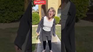 lady insulting a pizza delivery man