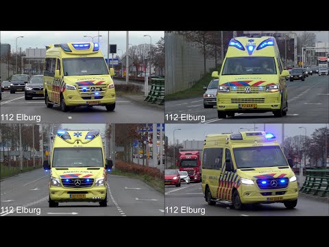 [Groet] Ambulances uit Fryslân, Drenthe, Flevoland, Gelderland en IJsselland met spoed in Zwolle