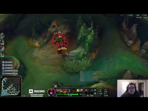 Scarra as Shyvana Jungle vs Kha'Zix   S7 Preseason Ranked Gameplay