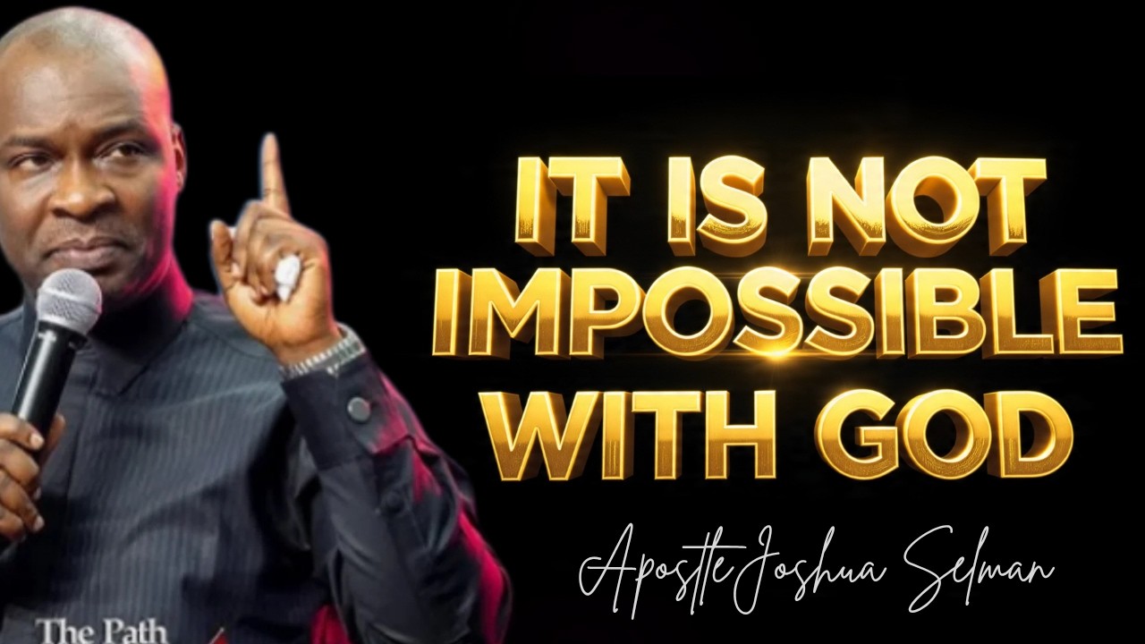 YOUR SITUATION IS NOT TOO BIG FOR GOD; LEARN TO PARTNER WITH HIS POWER || APOSTLE JOSHUA SELMAN