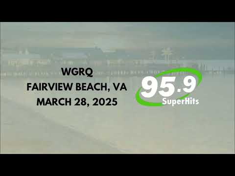 WGRQ Fairview Beach, VA (95.9 SuperHits) | Hourly Station ID Jingle | March 28, 2025