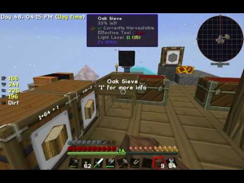 Sky Factory 2.5 Episode 4 Getting started with Ex Compressum