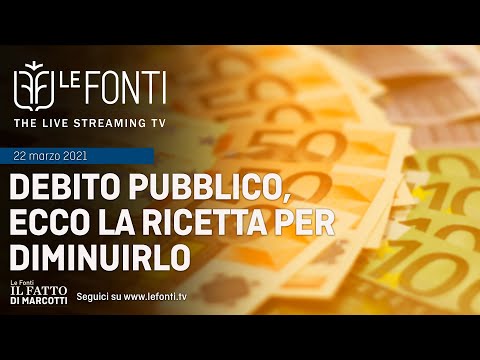 MARCOTTI'S SOURCES - PUBLIC DEBT, HERE'S THE RECIPE TO REDUCE IT