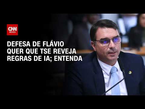 Defesa de Flávio quer que TSE reveja regras de IA após vídeo de Bolsonaro | CNN PRIME TIME