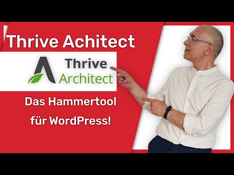 Thrive Architect Deutsch Tutorial | So funktioniert der Page-Builder