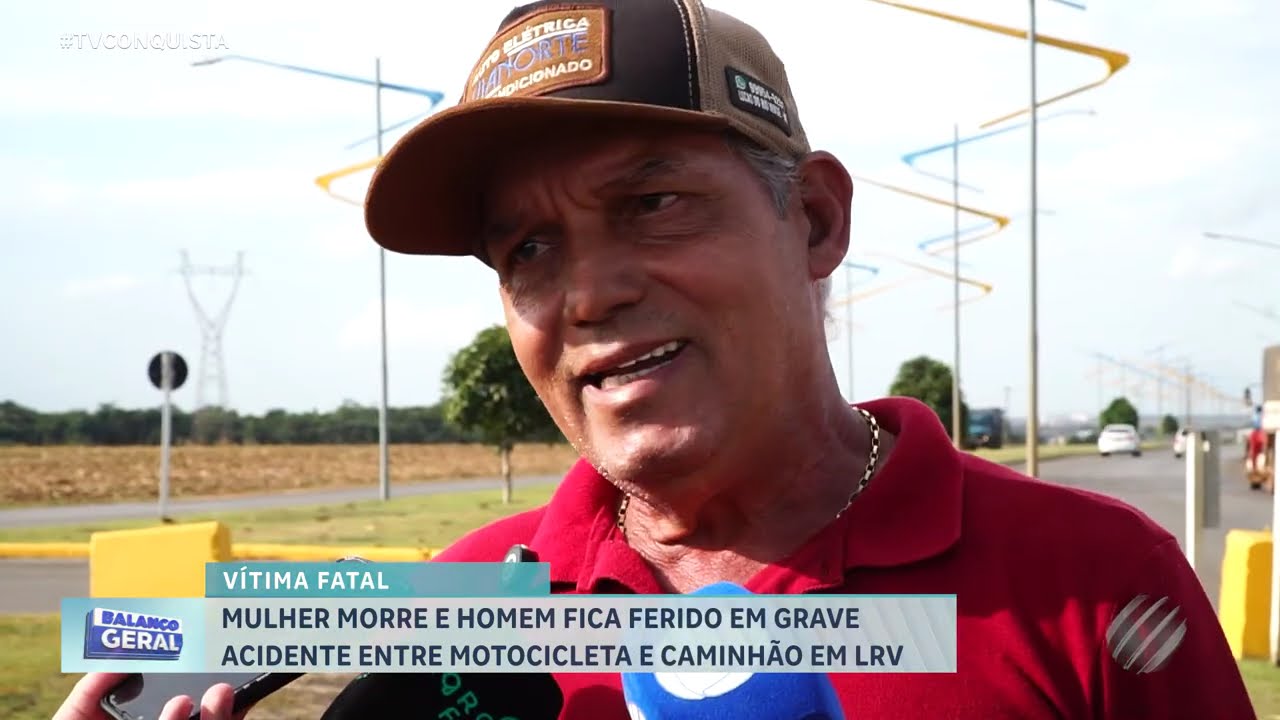 Mulher morre em grave acidente entre moto e bitrem em Lucas do Rio Verde