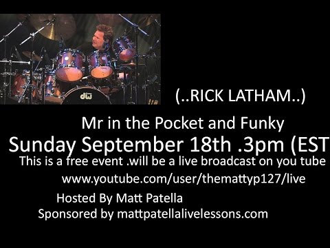 The Great Rick Latham having a conversation with Matt Patella