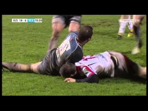 Ulster v Glasgow HEC 11/01/2013 Darren Cave Try