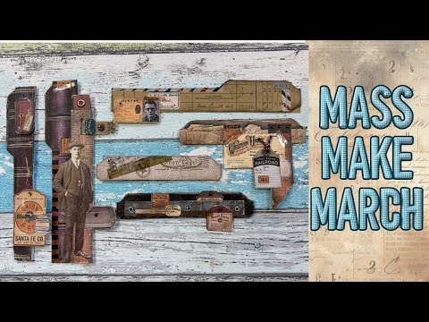 MASS MAKE MARCH EP.8 - LARGE PAGE  END TAB,  MADNESS!!  AND A NEW PRINTING IDEA #massmakemarch2025