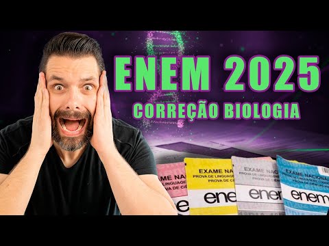 O QUE ACHEI DO ENEM 2025? Correção (gabarito) das questões de biologia - Prof. Samuel Cunha