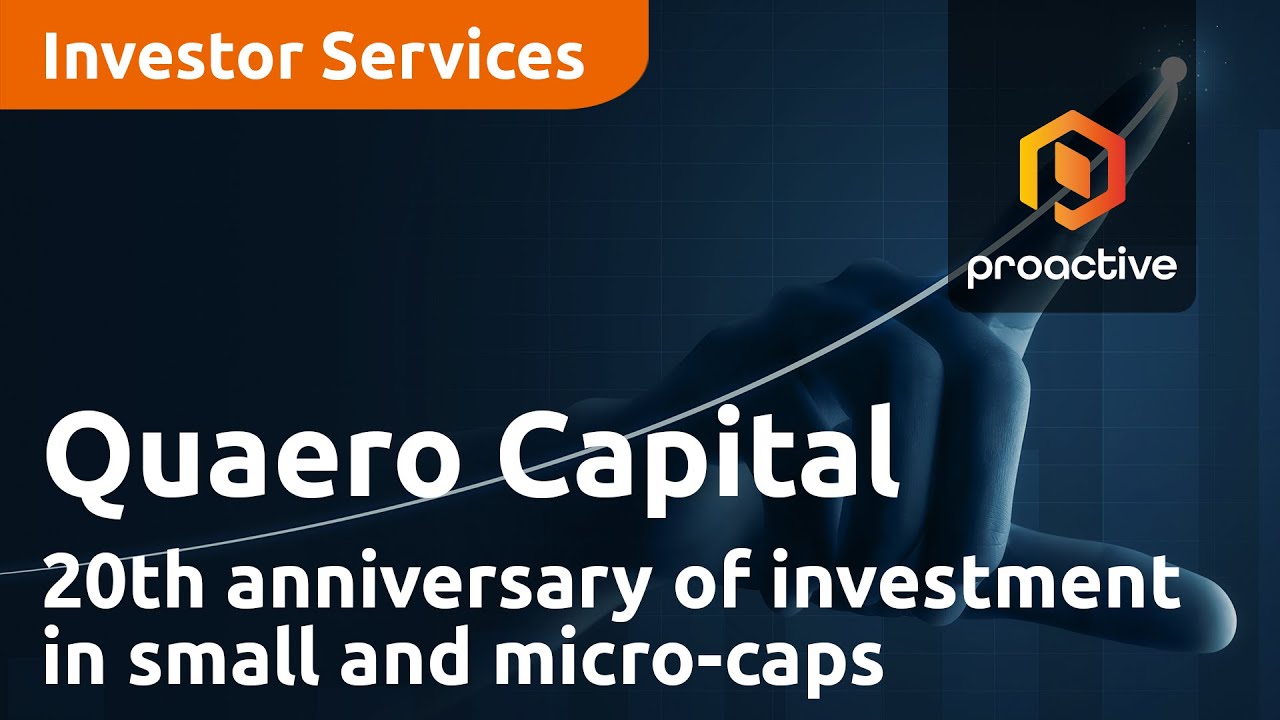 Quaero Capital's Argonaut Fund marks 20th anniversary of investment in small and micro-caps