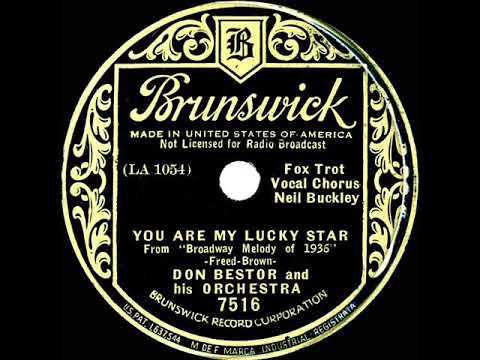 1935 Don Bestor - You Are My Lucky Star (Neil Buckley, vocal)