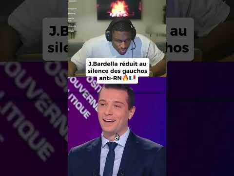 Bardella détruit des gauchistes 🔥 #bardella #rn #rassemblementnational #bfm #bfmv