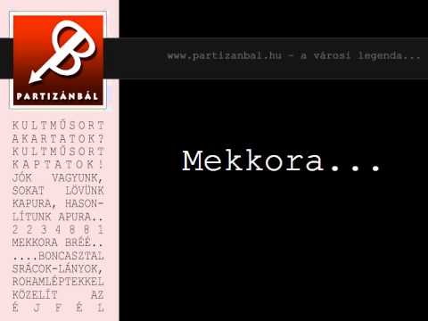Partizánbál 180 - Mekkora