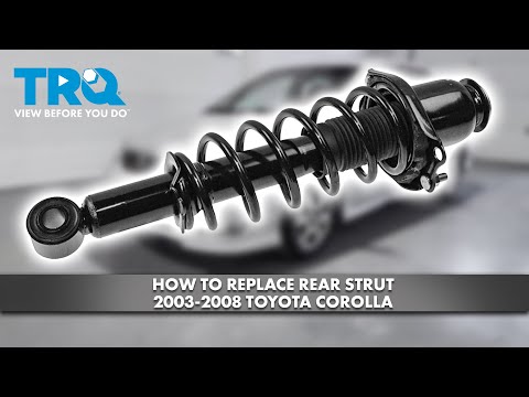 How to Replace Rear Strut 2003-2008 Toyota Corolla