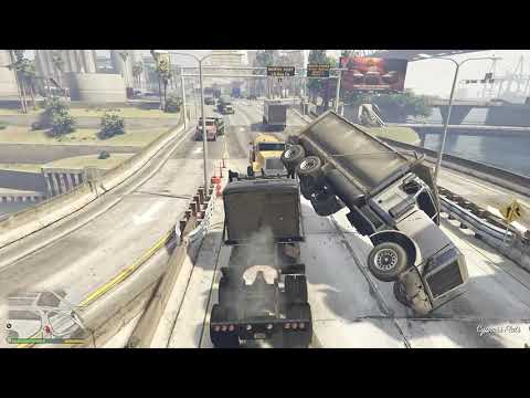 GTA 5 Phantom Wedge Truck Crashes -#02 Impact Compilation - Destruction | CarCrash