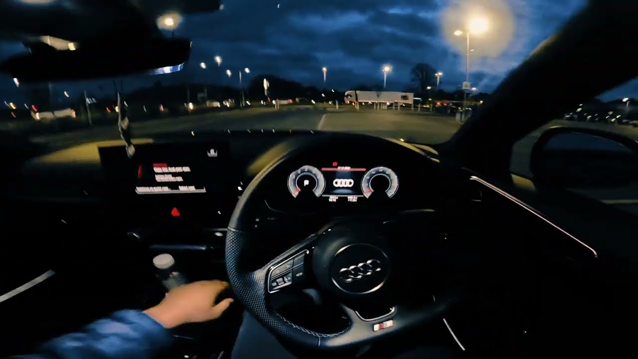 2023 Audi A4 35 TFSI Full tour and test night drive POV REVIEW