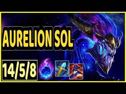 AURELION SOL VS KATARINA - 14/5/8 KDA MID GAMEPLAY