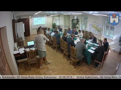 Gmina Sułoszowa - XII Sesja Rady Gminy - 20.09.2019 r.