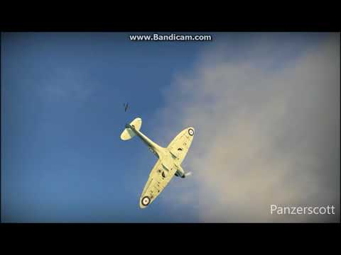 He-100 vs Spitfire (War thunder dogfight - 05. Counterattack mankind by Hiroyuki Sawano )