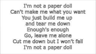 Bea Miller - Paper Doll (Nightcore Version + Lyrics)