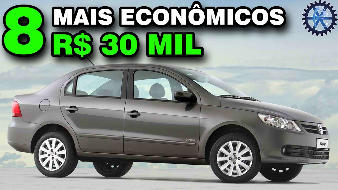 8 MELHORES CARROS ECONÔMICOS até 30 MIL REAIS para COMPRAR em 2024