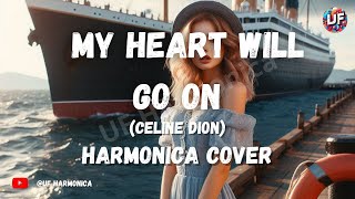 Download lagu Lirik lagu BARAT POPULER‼️ MY HEART WILL GO ON by UF Harmonica Cover mp3