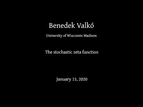Benedek Valkó -- The stochastic zeta function