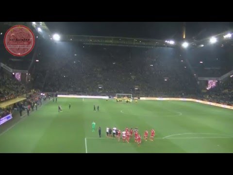 Borussia Dortmund - Mainz 05 ( 2-0 ) 13-3-2016 | You'll Never Walk Alone | Gelbe Wand